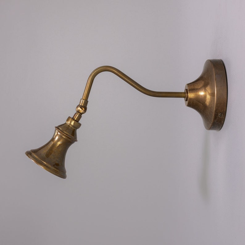 Kent Traditional Vintage Adjustable Wall Spotlight image 5