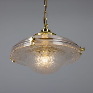 Ozark Victorian Vintage Glass Pendant Light 33cm image 3