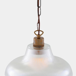 London Prismatic Railway Glass Pendant Light 30cm image 2