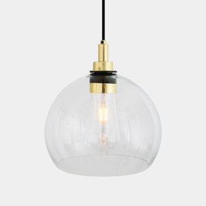 Leith Open Globe Bathroom Pendant Light 9.75&#39;&#39; (25cm) IP65