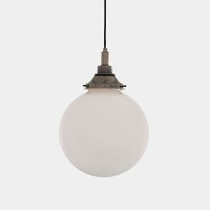 Pelagia Opal Globe Bathroom Pendant Light 25cm IP44