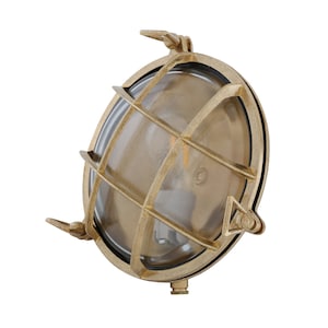 Adoo Nautical Round Bulkhead Wall Sconce 21cm IP54