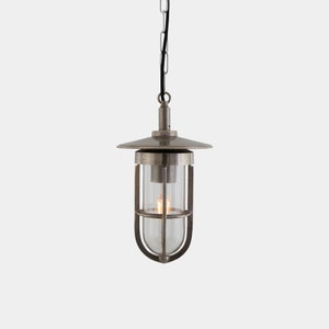 Ramor Nautical Messing / Glas Pendelleuchte IP65