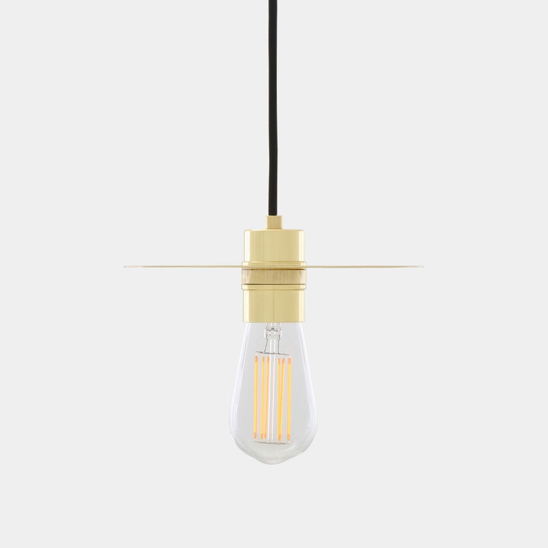 Kigoma Contemporary Brass Pendant Light image 5