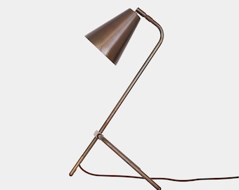 Astana Vintage Adjustable Brass Table Lamp