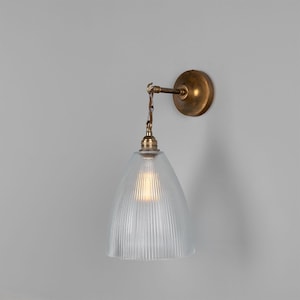 Fend Vintage Prismatic Glass Wall Sconce