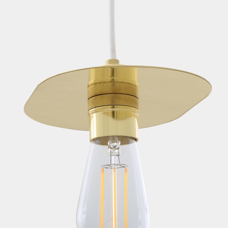 Kigoma Contemporary Brass Pendant Light image 4