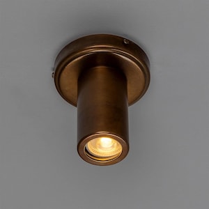 Quin Brass Cylinder Downlight