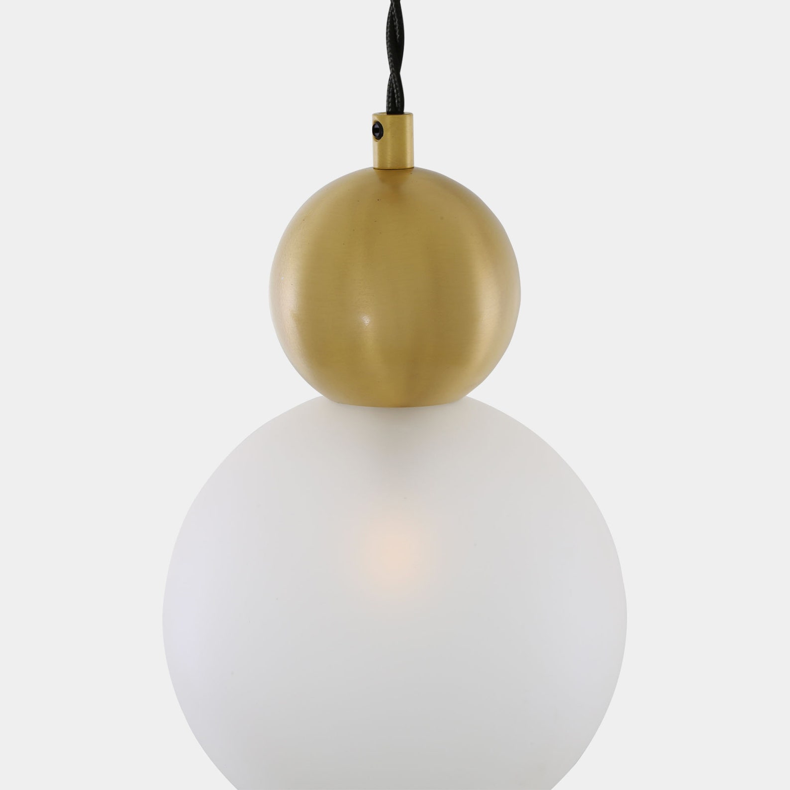 Helena Brass and Glass Ball Pendant Light 15cm Etsy