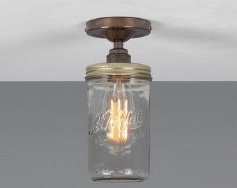 Jam jar 2024 ceiling lights