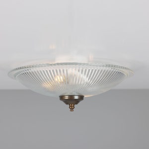 Nicosa Prismatic Glass Flush Ceiling Light 11.8&#39;&#39; (30cm)