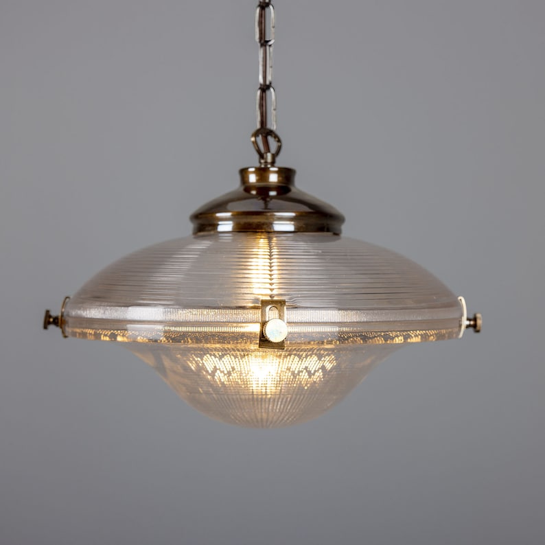 Ozark Victorian Vintage Glass Pendant Light 33cm image 7