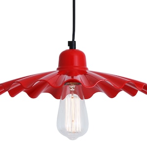 Ardle Modern Ripple Shade Factory Pendant Light 11.8&#39;&#39; (30cm)