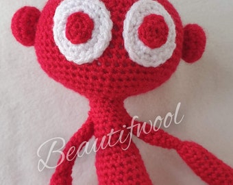 Dip Dap CBeebies line drawn character - Handmade Crochet