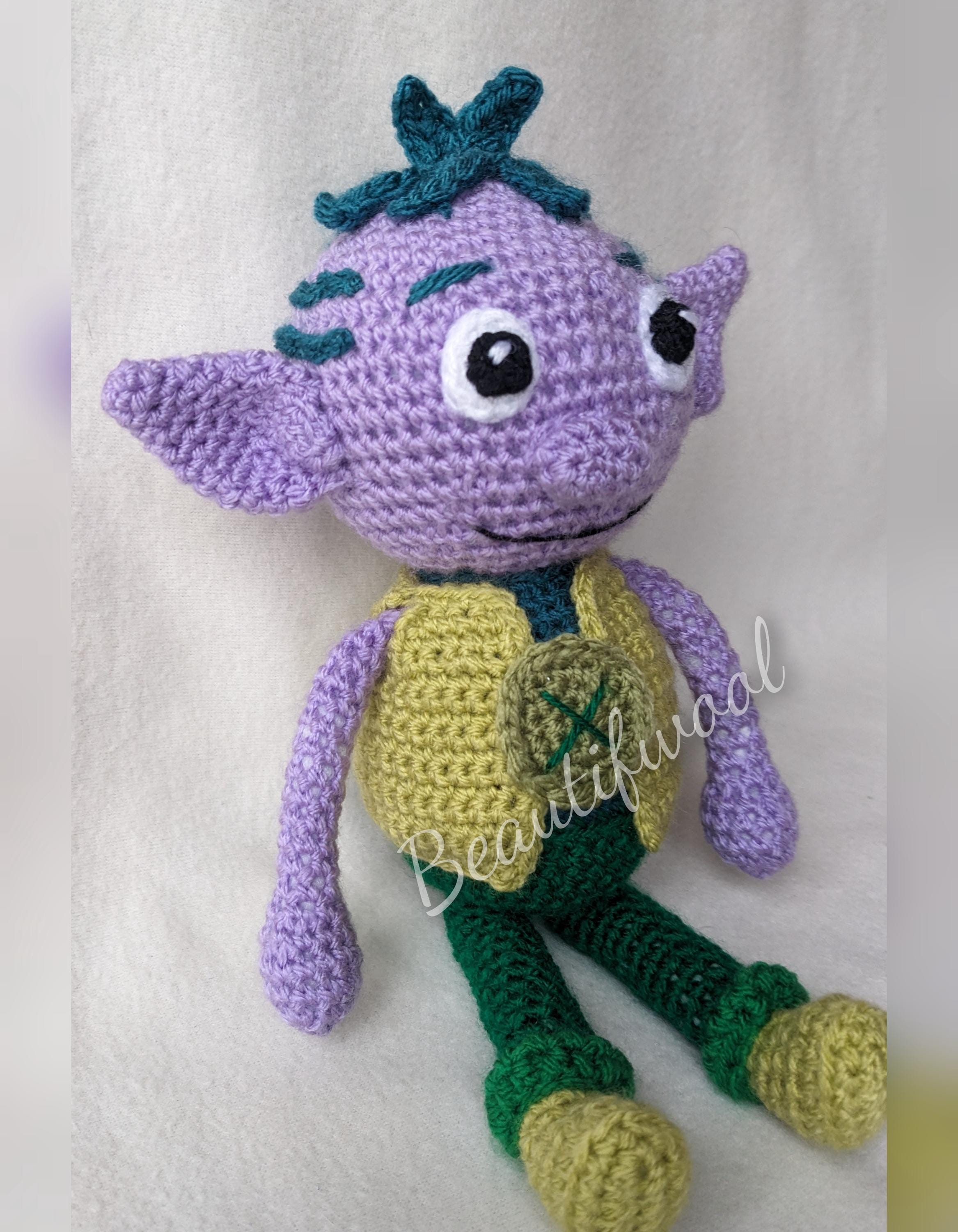 Grog - Purple Goblin - Team Umizoomi - Crochet- Handmade - Etsy UK