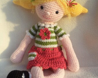 Crochet doll - Amelia Jane handmade doll