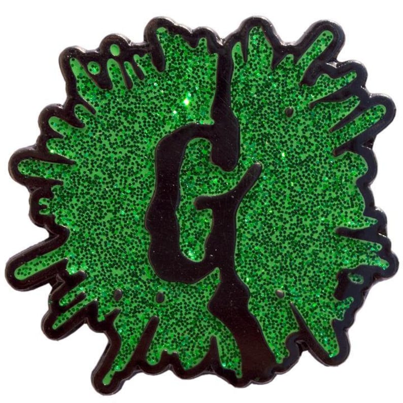 Goosebumps G Splat Glitter Enamel Pin image 0