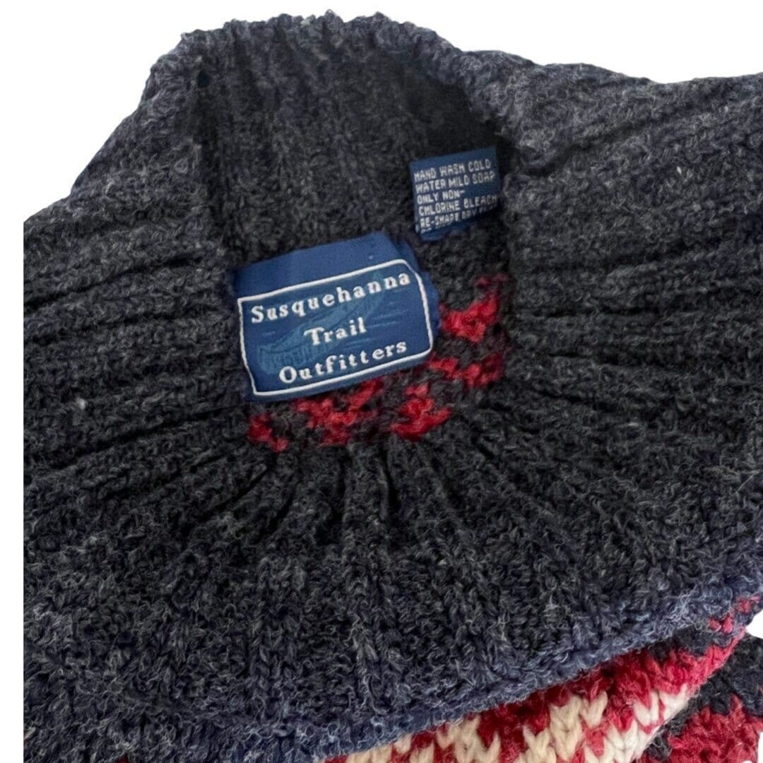Navy Fair Isle Ski Sweater main image 1