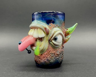 pierced tongue shot glass