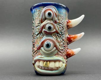 Vertical 3 eye shot glass