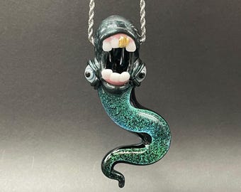 Colgante de tentáculo de vidrio dicroico
