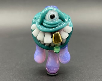 Dripping with sarcasm glass pendant