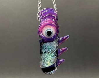 Royal jelly dichroic cyclops pendant