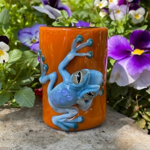 poison dart frog shot glass