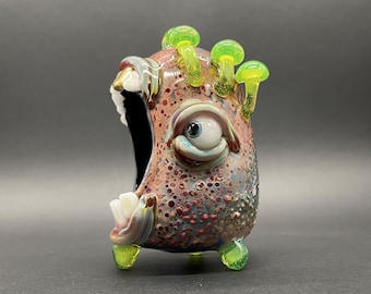 screaming glass incense burner