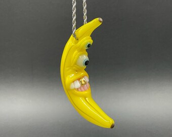 banana glass pendant