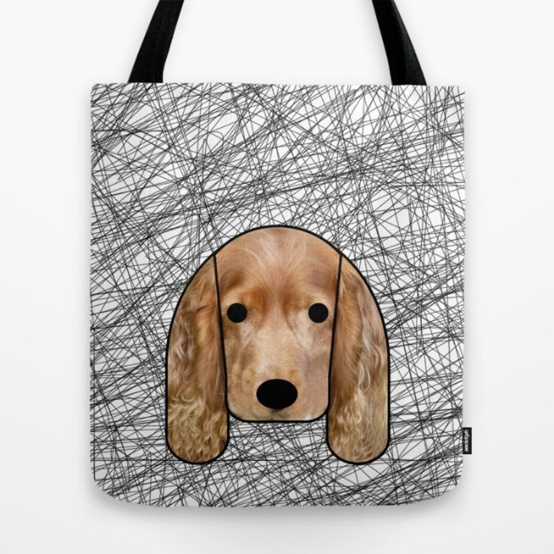 English Spaniel Tote Bag Dog Shoulder Bag Dog Bag Dog Purse Etsy