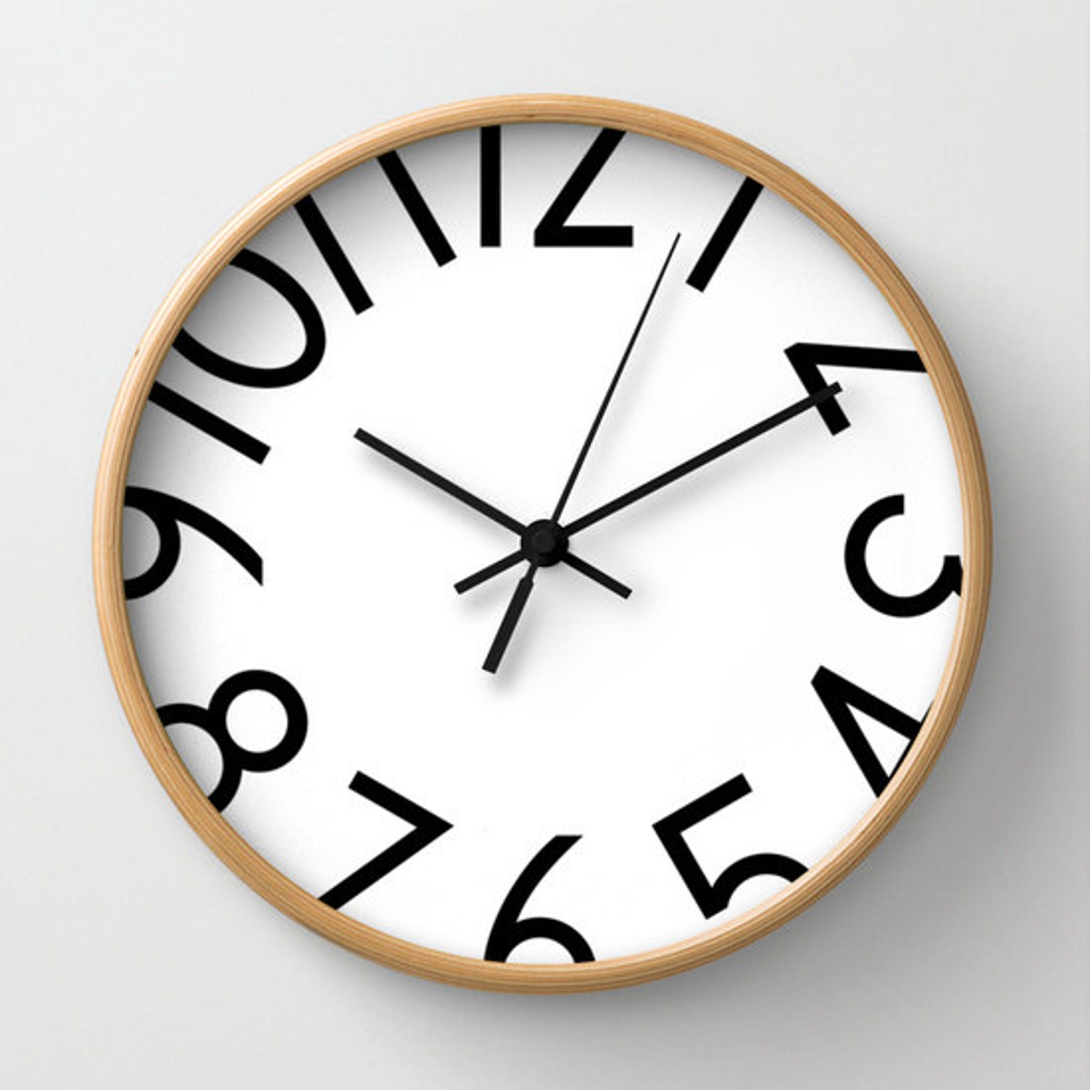 Large Numbered Wall Clocks 26 - 69nvhg1