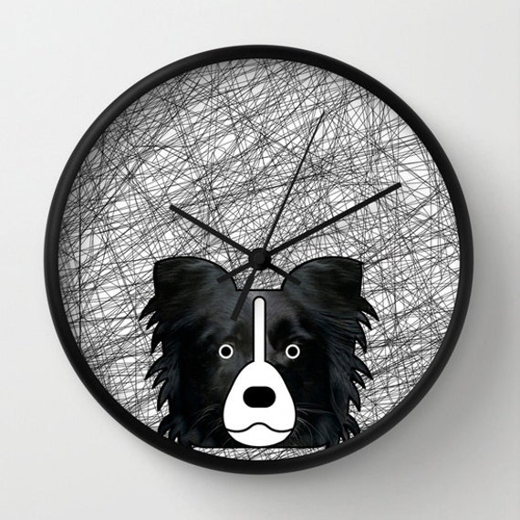 Border Collie Clock Border Collie Clock