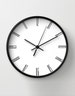 Tall numbers wall clock minimalist decoration classic wall clocks black numbers unique wall clock.