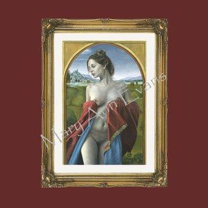 In Arcadia: limited edition print from original painting by Mary Ann Evans