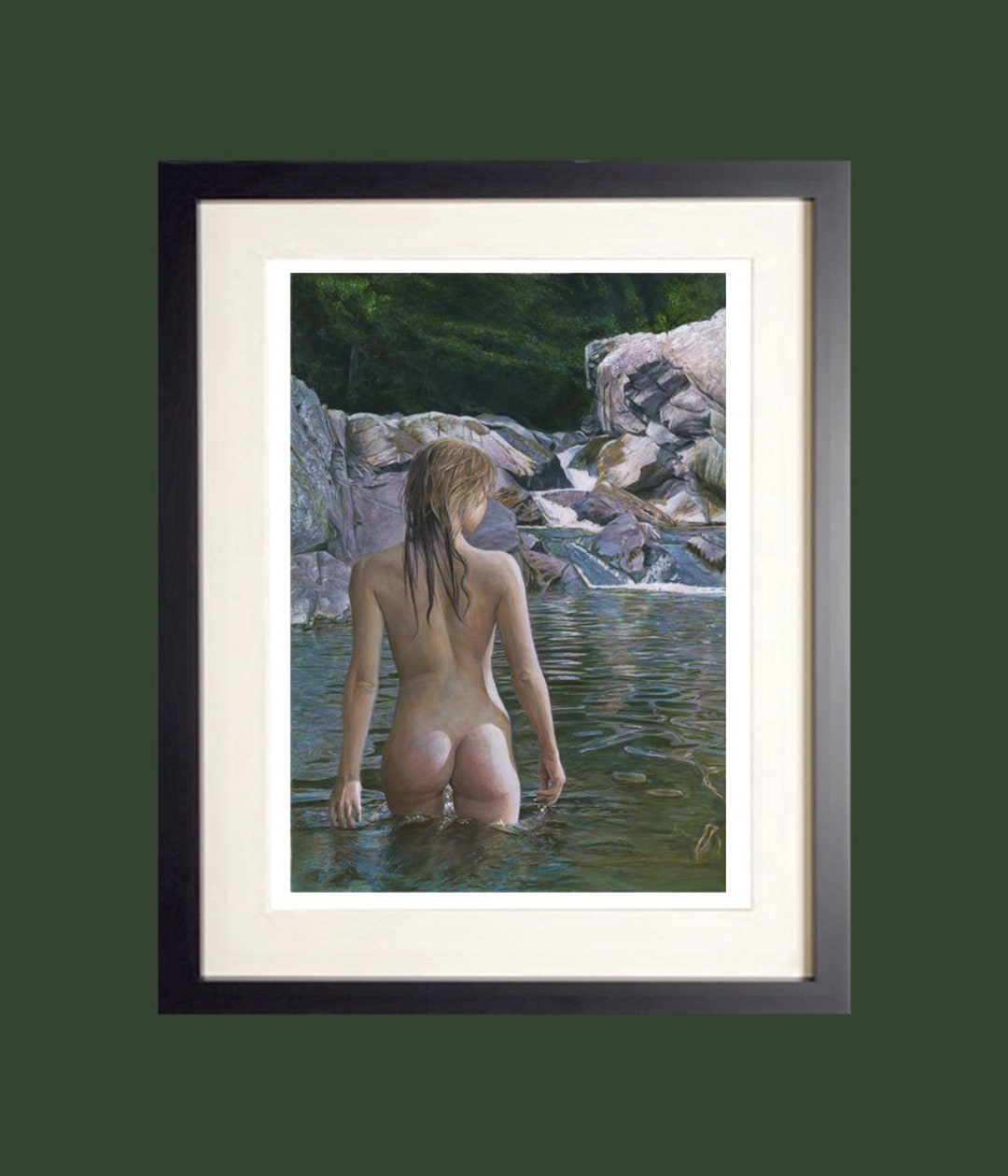 Mary Ann Mobley Porn - Mary Ann Evans Erotic Female Nude Study cascade MATURE. - Etsy Israel