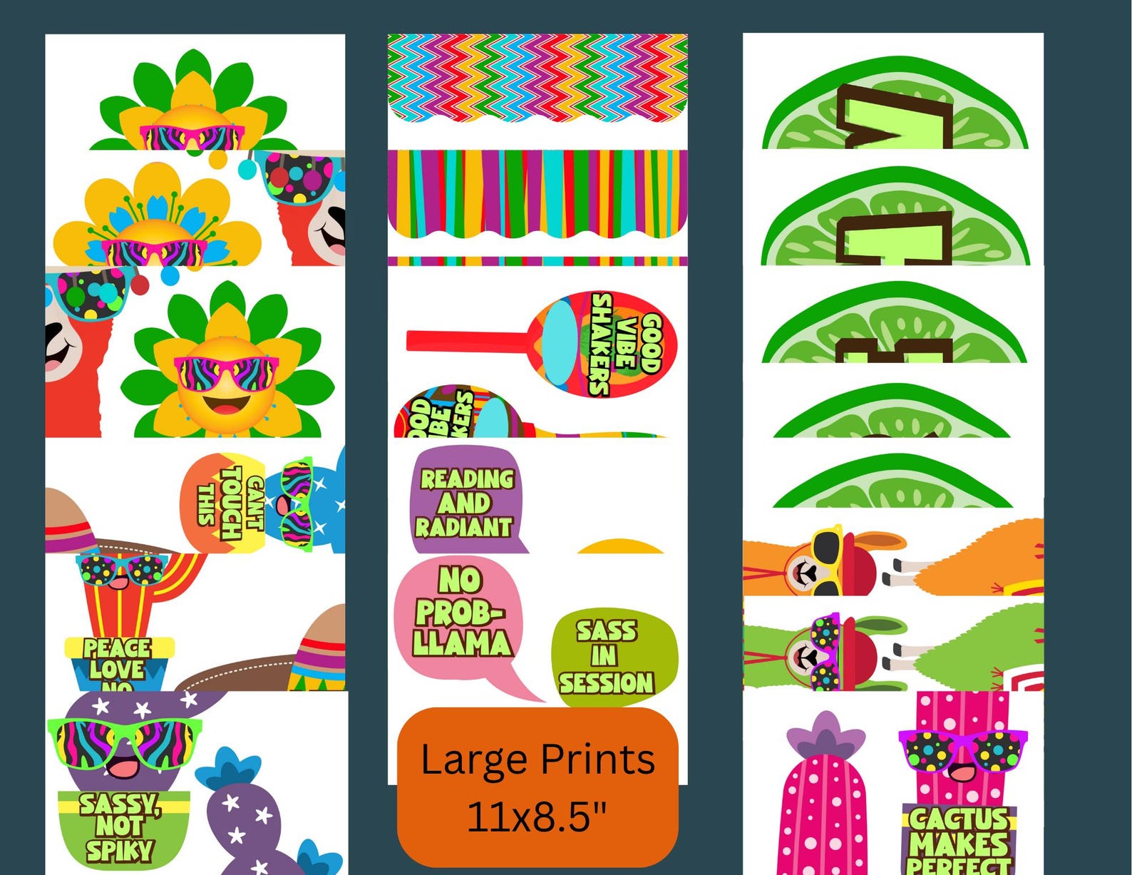 Llama Classroom Bulletin Board Set, Back to School Decor, Printable PDF ...