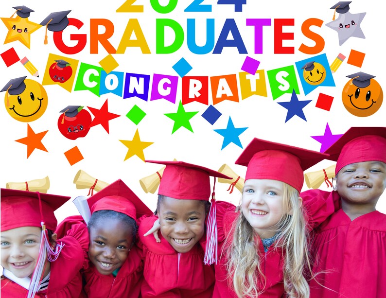 Kindergarten Graduation Classroom Bulletin Board Set, Kindergarten