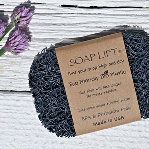 Soap Lifts® Bar Soap Holder *Free Shipping* Color: Dark Grey Gray Charcoal Neutral | Gift Idea