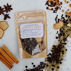Fall Simmer Pot, Witch's Brew, Autumn Fall Halloween, Stovetop Potpourri, Spices Blend, Cozy Comfort, Spooky Season Gift, Simmer Pot Kit