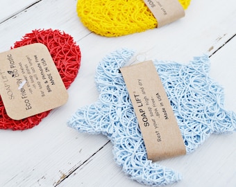 Soap Lift: Sea Turtle, Duck, Heart - Eco-Friendly Soap Saver