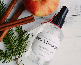 Room & Linen Spray | Scent Your Space | Fragrance Blends for Christmas Holiday Home | Fragrance or Essential Oils Lavender Peppermint Custom