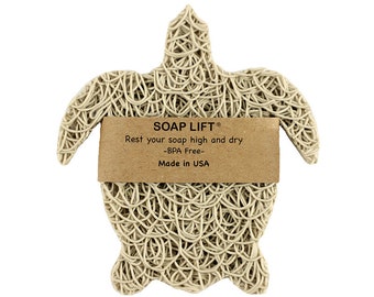 Soap Lift Soap Saver: Turtle, Duck, Heart Shapes - BPA Free