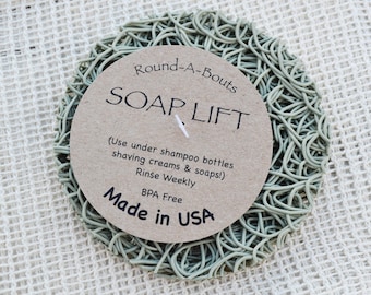 Soap Lift Round: Ecofriendly Bioplastic Soap Saver
