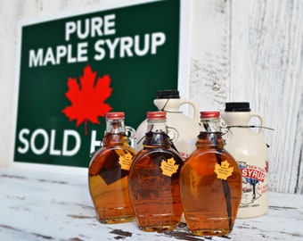 Maple Syrup Fresh 2025  | 100% Pure New York State | Natural Sweetener Gift | Breakfast Spread Pancakes Waffle Syrup