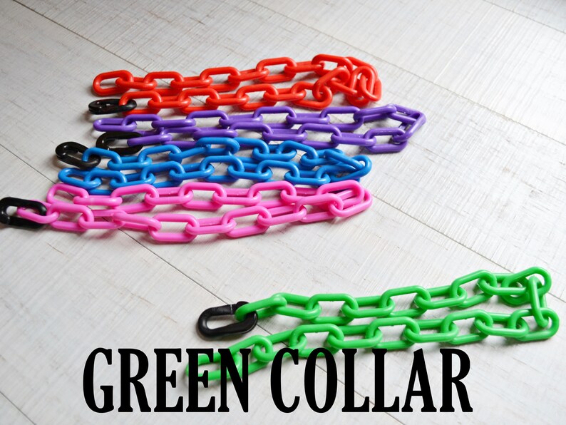 Goat Collar Plastic Chain Nigerian Dwarf Pygmy Minis Etsy