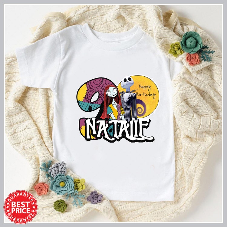jack skellington birthday shirt