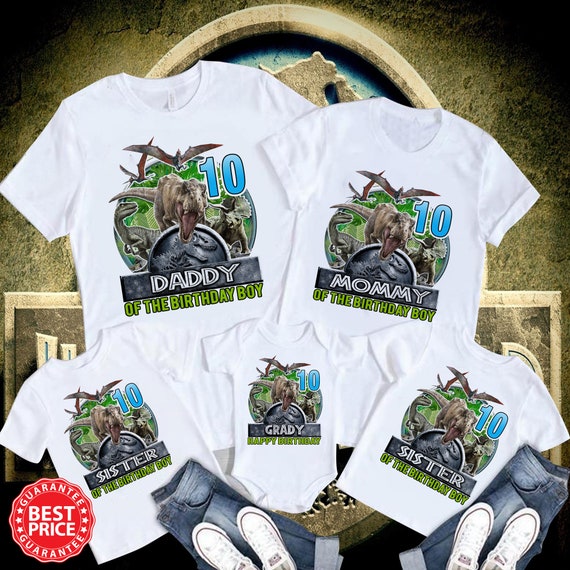jurassic park family shirts