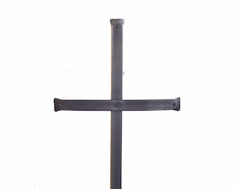 Iron Cross wall mounted cross crucifix uk hand made, Extra Large