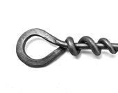 poker hand forged in the UK log burning stove accessories wood coal wrought iron
